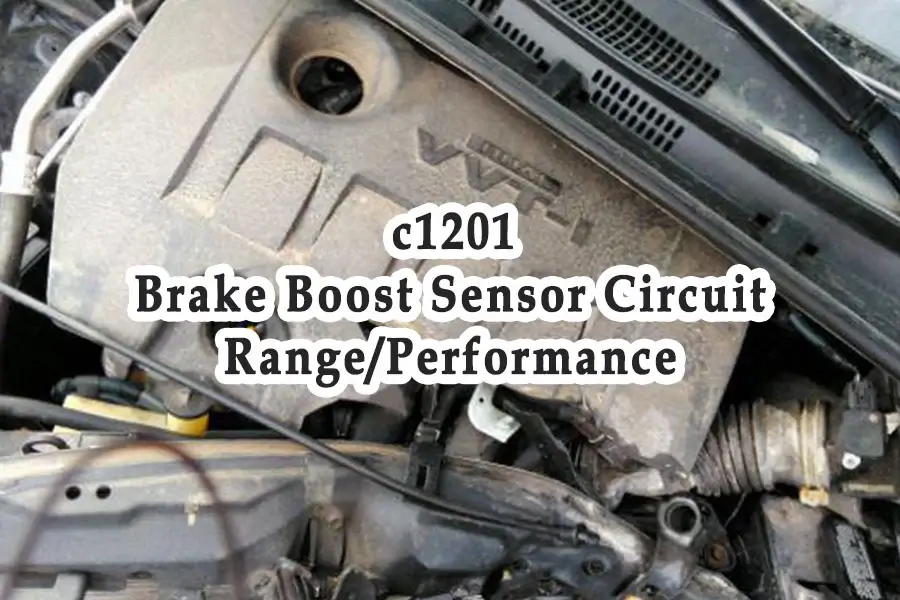 C1201 brake boost sensor circuit range performance